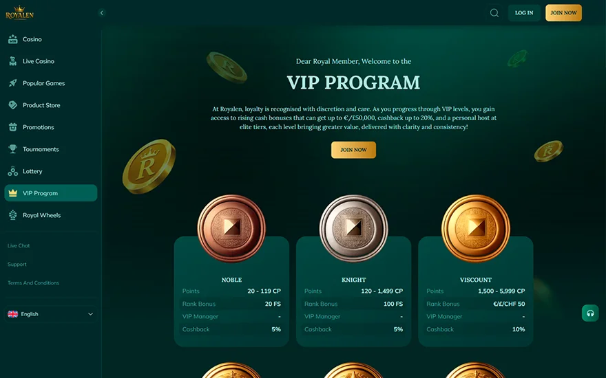 Royalen VIP programma
